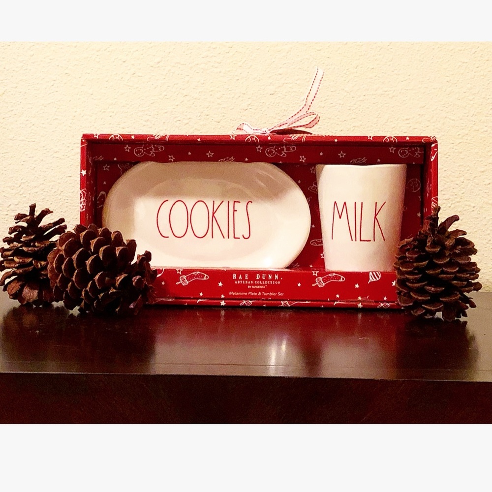 New Rae Dunn Cookies & Milk Gift Set.
